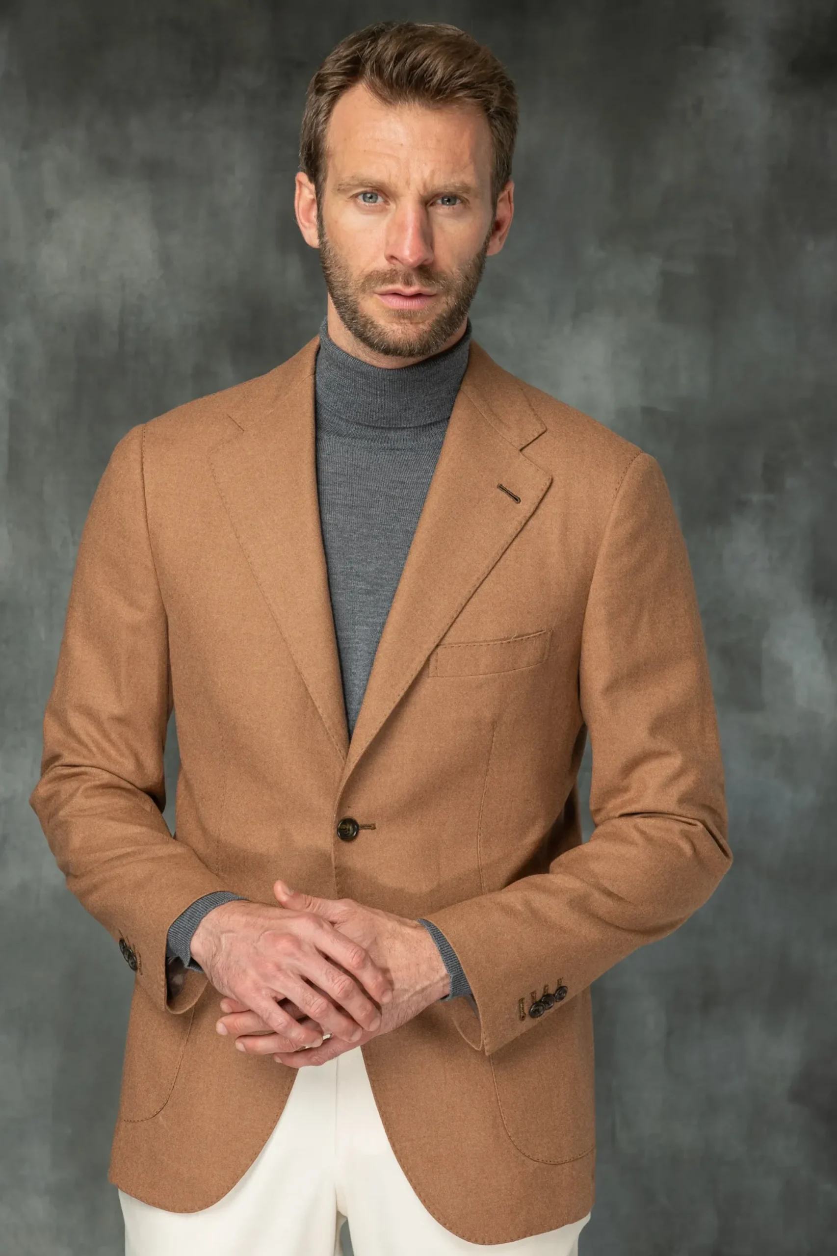 Pini Parma Anthracite Merino Turtleneck – Made In Italy Hot