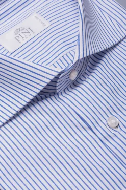 Pini Parma Avio Striped Shirt - Made In Italy Best