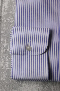 Pini Parma Avio Striped Shirt - Made In Italy Best
