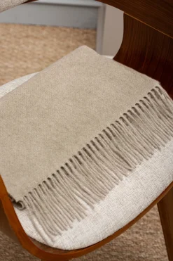 Pini Parma Beige Cashmere Scarf - Made In Italy Discount