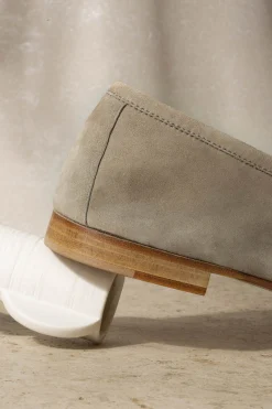 Pini Parma Beige Soft Penny Loafers - Made In Italy Hot