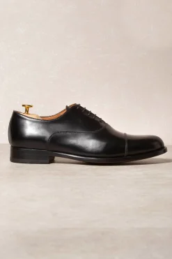 Pini Parma Black Tuxedo Oxfords - Made In Italy Best Sale