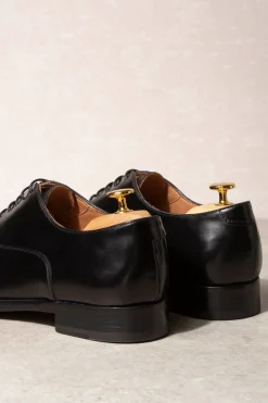 Pini Parma Black Tuxedo Oxfords - Made In Italy Best Sale