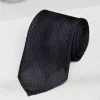 Pini Parma Blue Grenadine Silk Tie - Hand Made In Italy Best