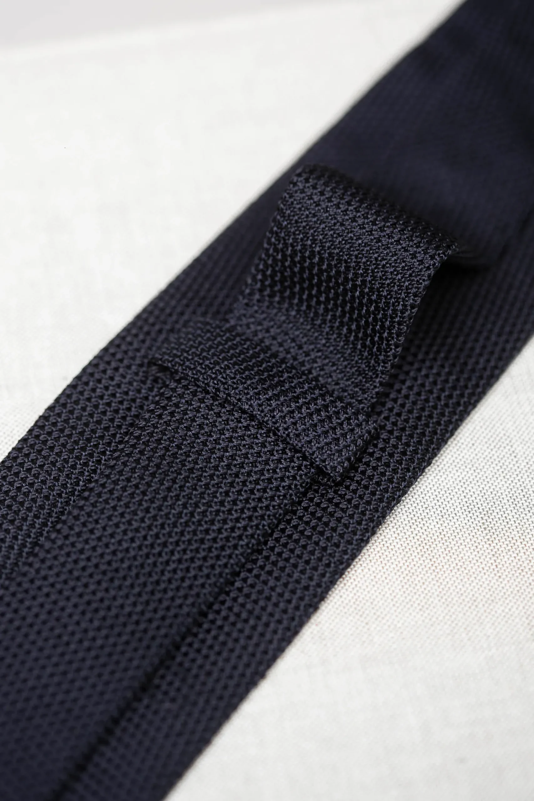 Pini Parma Blue Grenadine Silk Tie - Hand Made In Italy Best