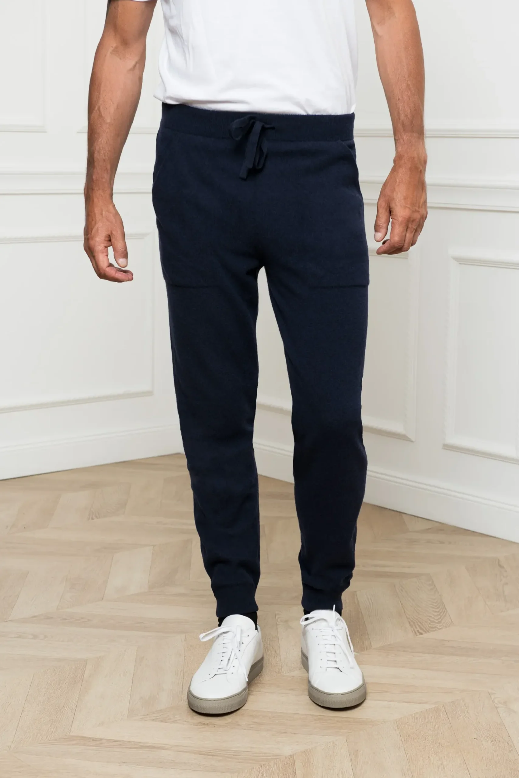 Pini Parma Blue Leisure Joggers - Made In Italy Shop
