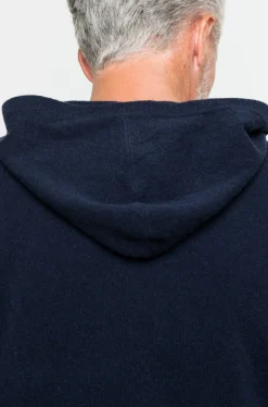 Pini Parma Blue Leisure Zip Hoodie - Made In Italy Hot