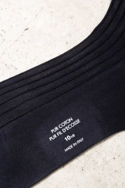 Pini Parma Blue Short Socks - Made In Italy Store