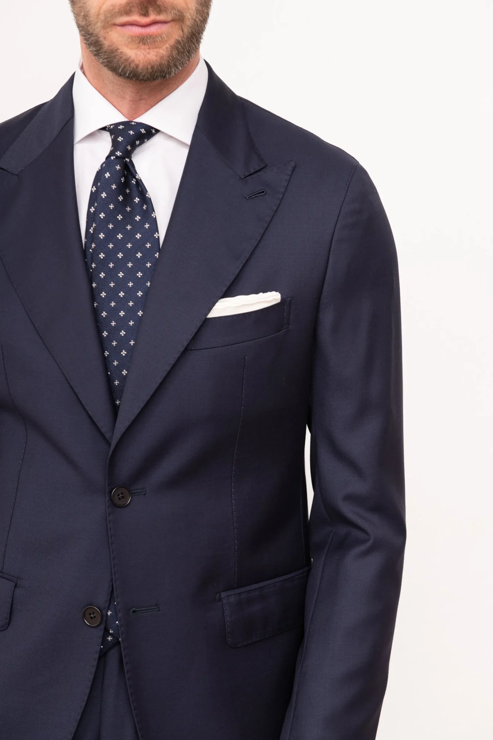 Pini Parma Blue Suit "Soragna Capsule Collection" - Made In Italy Best Sale