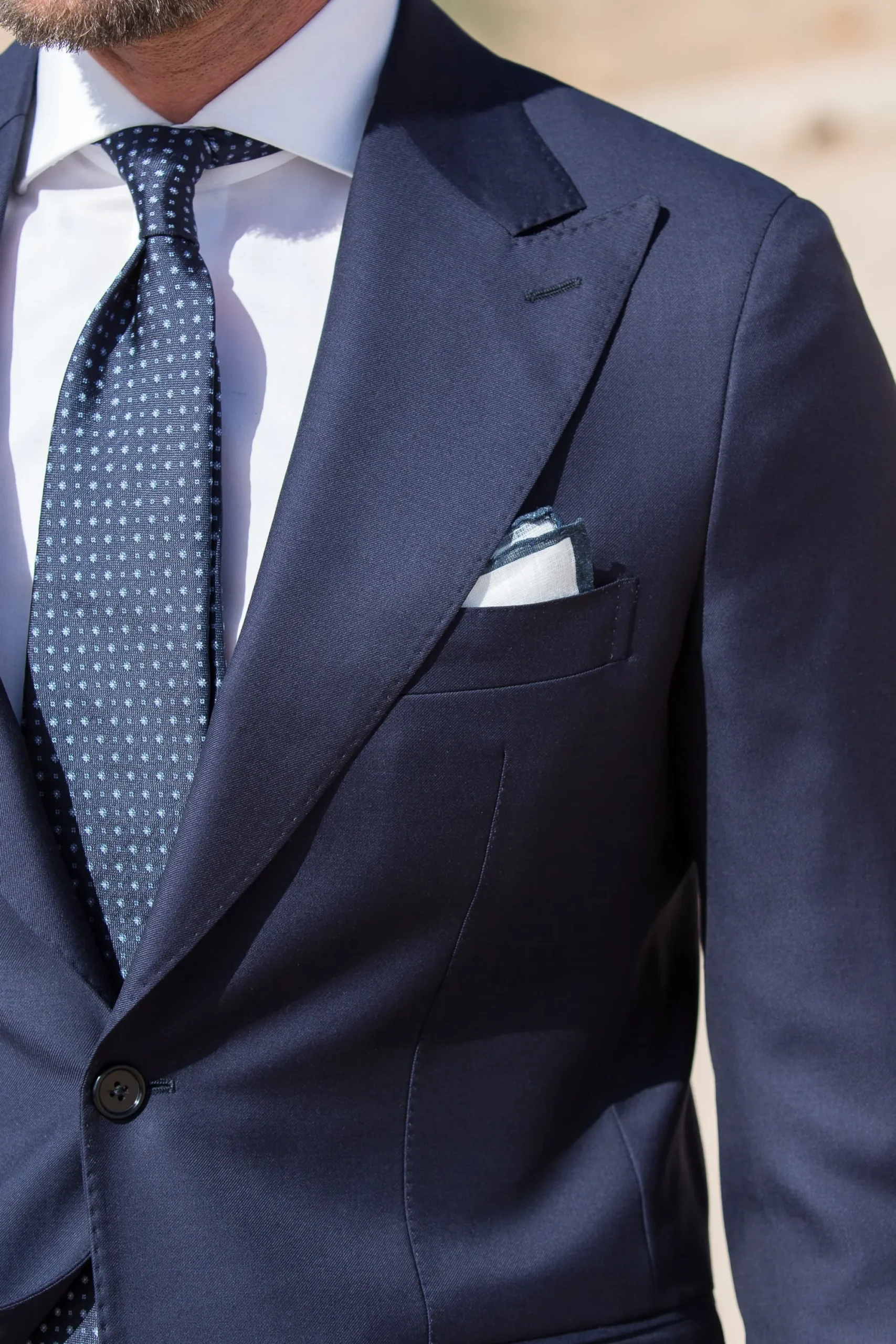 Pini Parma Blue Suit "Soragna Capsule Collection" - Made In Italy Best Sale
