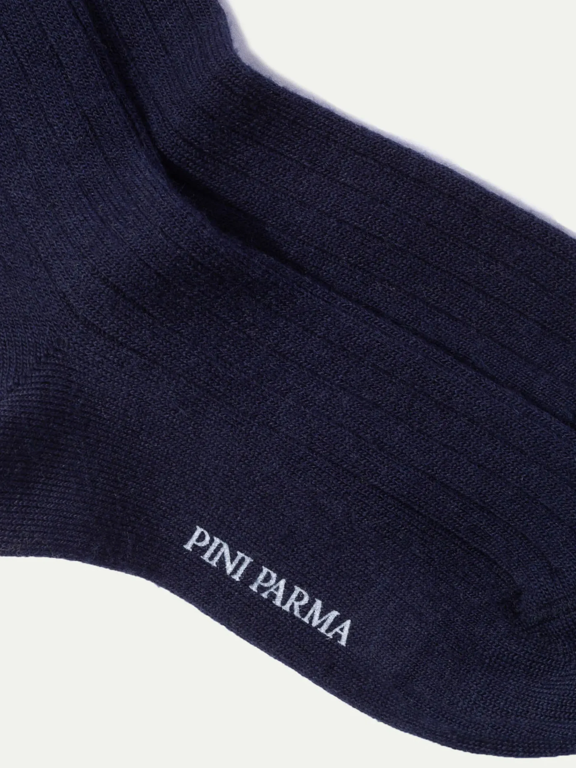 Pini Parma Blue - Super Durable Wool Short Socks - Made In Italy Online