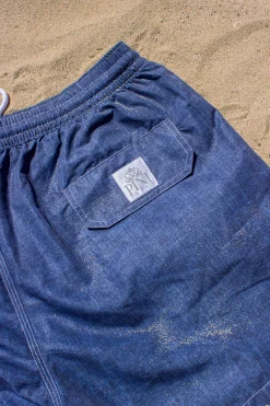 Pini Parma Blue Swim Shorts - Made In Italy Discount
