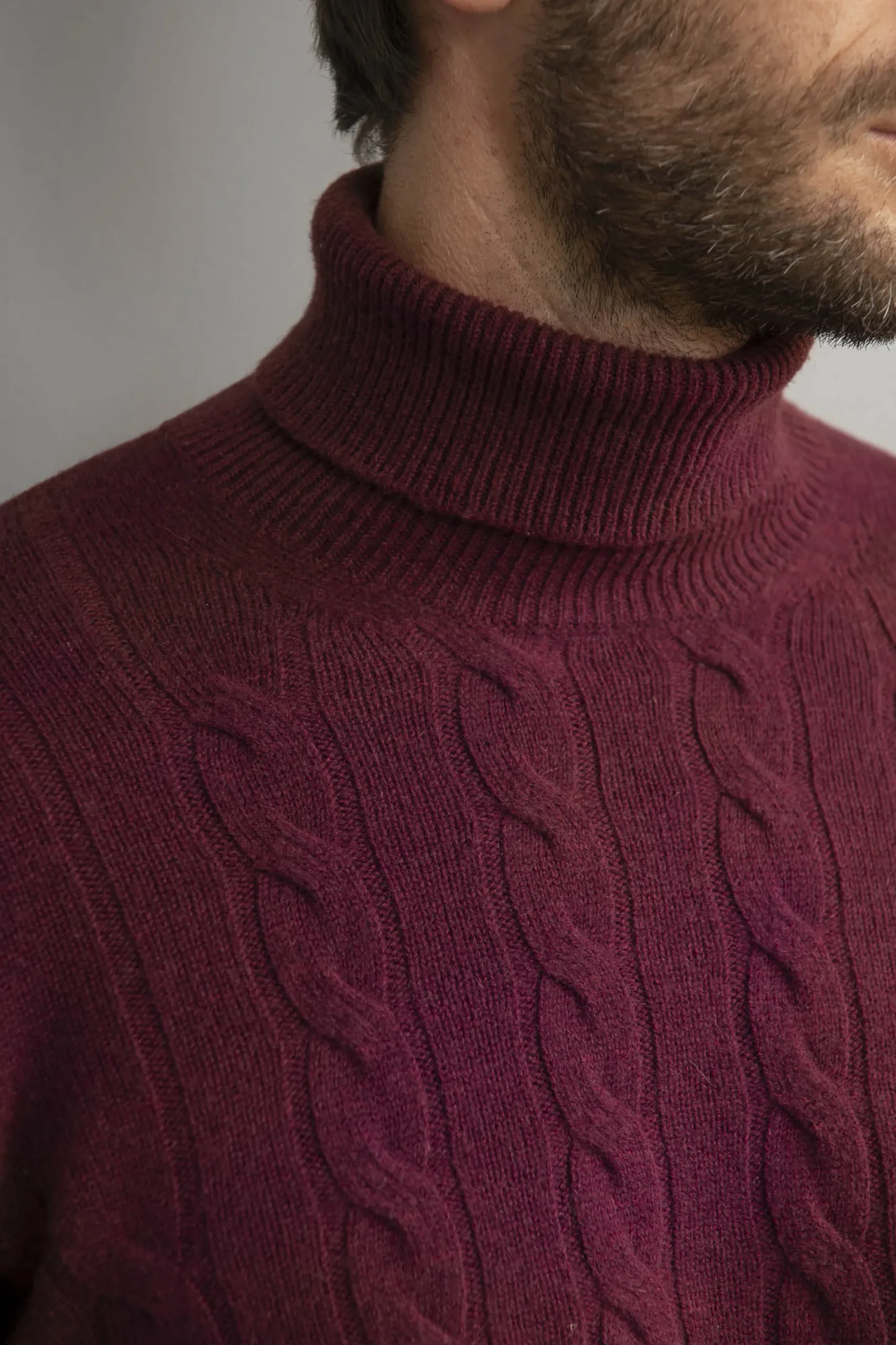 Pini Parma Bordeaux Turtleneck – Made In Italy Clearance