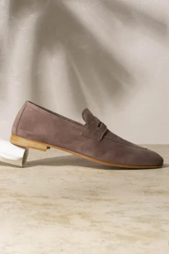 Pini Parma Brown Soft Penny Loafers - Made In Italy New