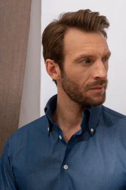 Pini Parma Button Down Denim Shirt 