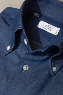 Pini Parma Button Down Denim Shirt 