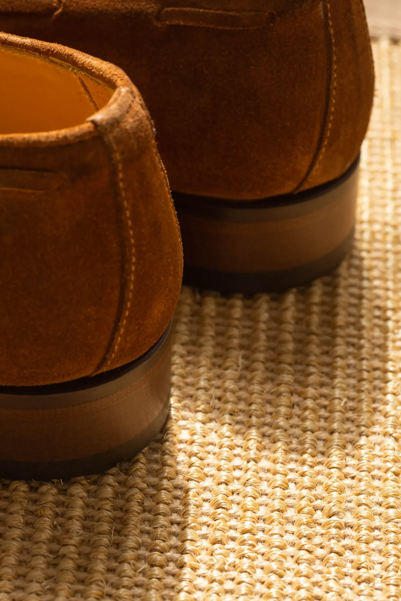 Pini Parma Cognac Suede Tassel Loafer - Made In Italy Shop