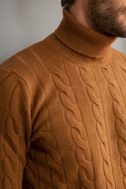 Pini Parma Cognac Turtleneck – Made In Italy Hot
