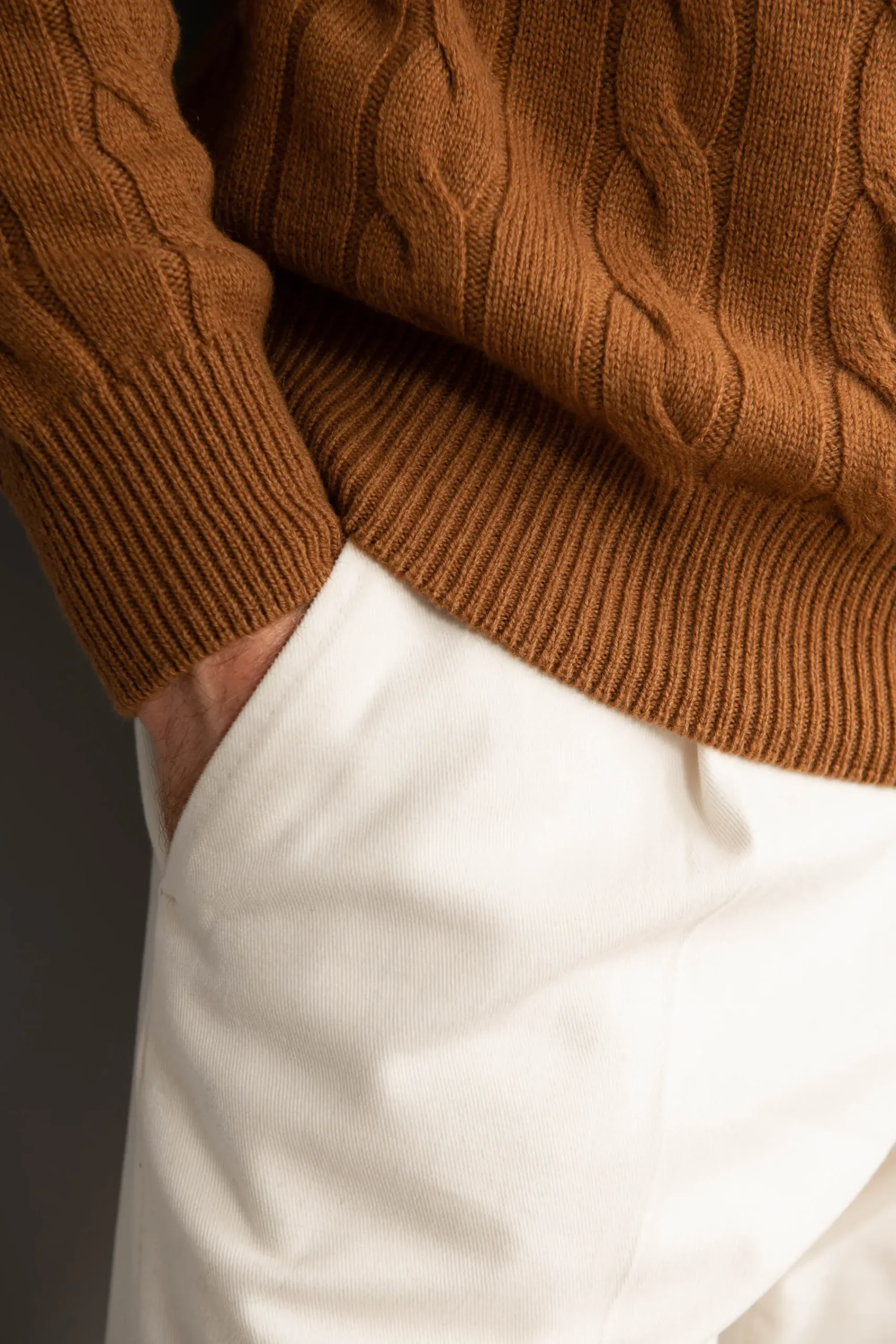 Pini Parma Cognac Turtleneck – Made In Italy Hot
