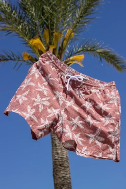 Pini Parma Coral Swim Shorts - Made In Italy Fashion