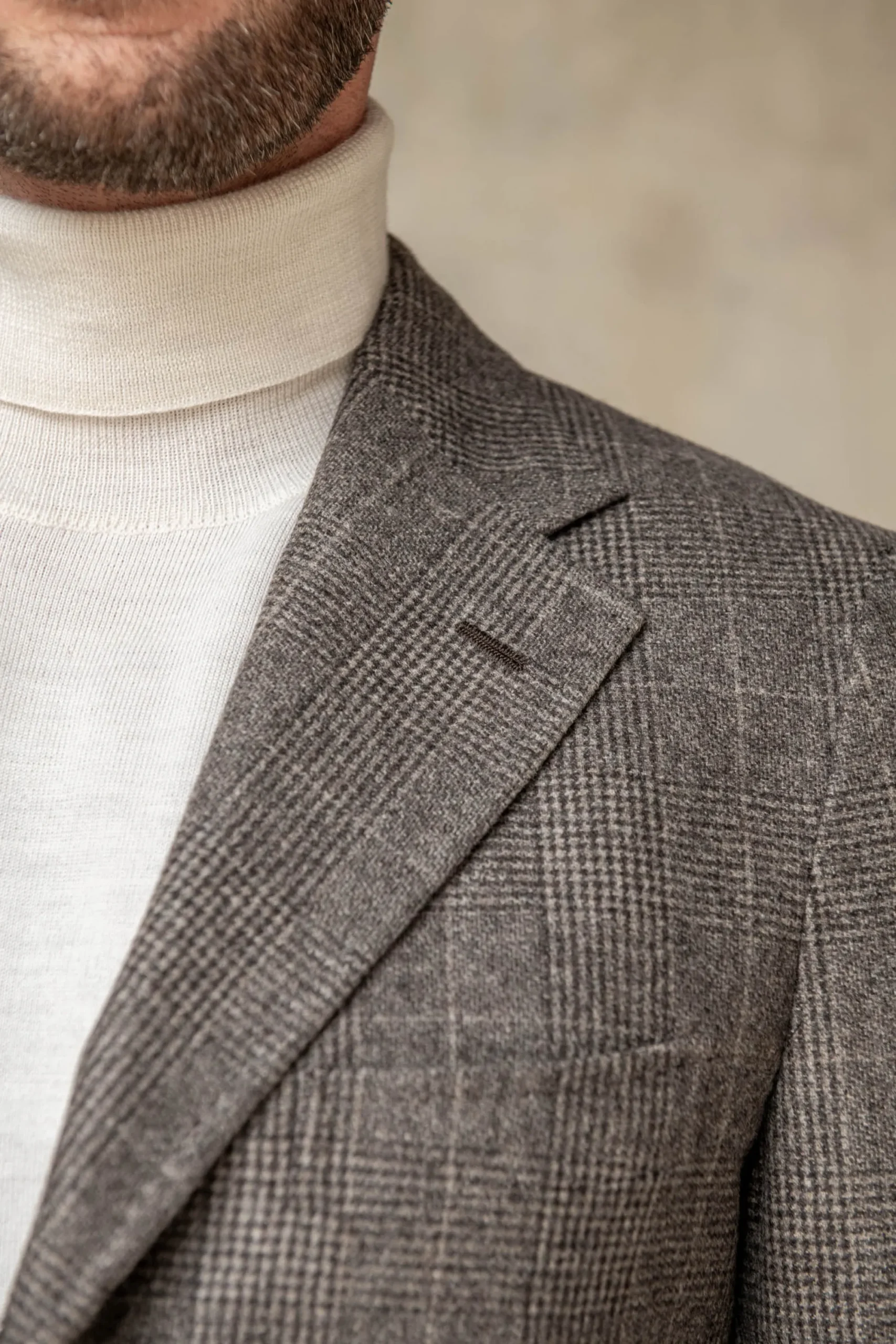 Pini Parma Cream Merino Turtleneck – Made In Italy Hot