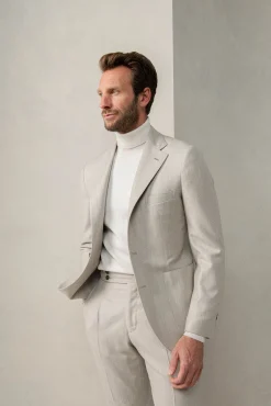 Pini Parma Cream Merino Turtleneck – Made In Italy Hot