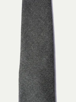 Pini Parma Dark Green Flannel Tie - Hand Made In Italy Shop