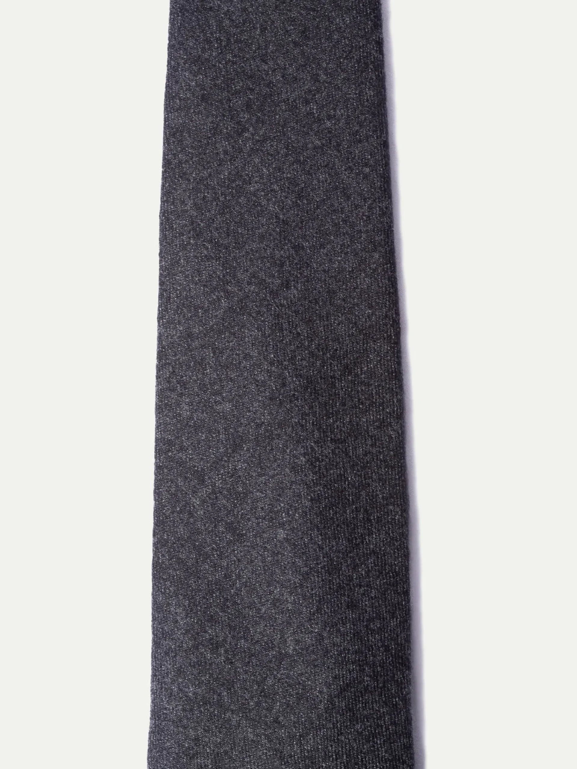 Pini Parma Dark Grey Flannel Tie - Hand Made In Italy New
