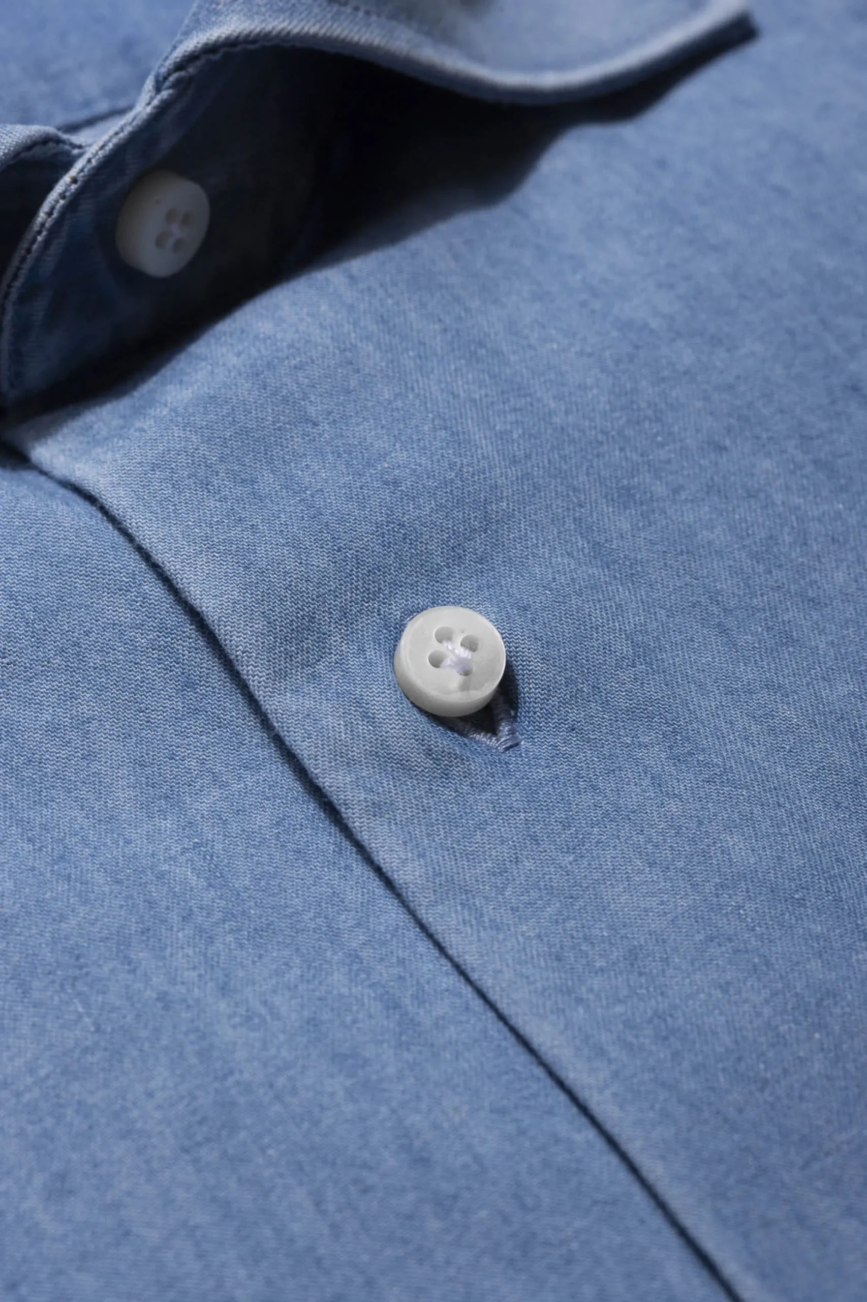Pini Parma Denim Blue Shirt - Made In Italy Fashion