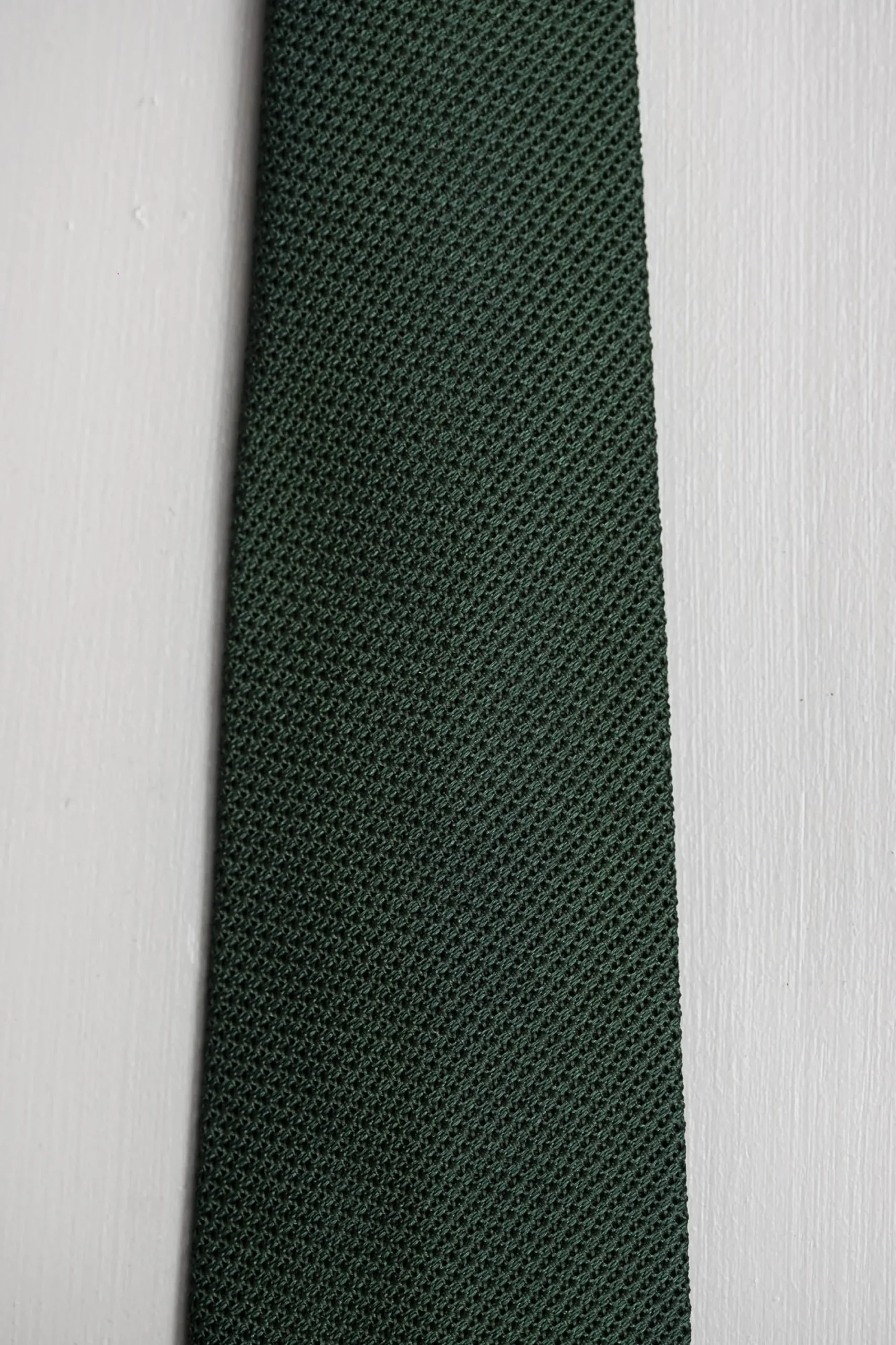 Pini Parma Green Grenadine Silk Tie - Hand Made In Italy Outlet