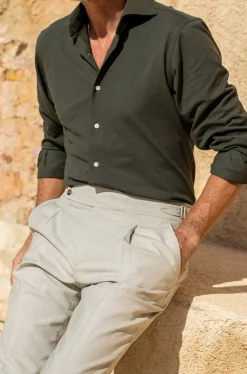 Pini Parma Green Polo Shirt - Made In Italy Discount