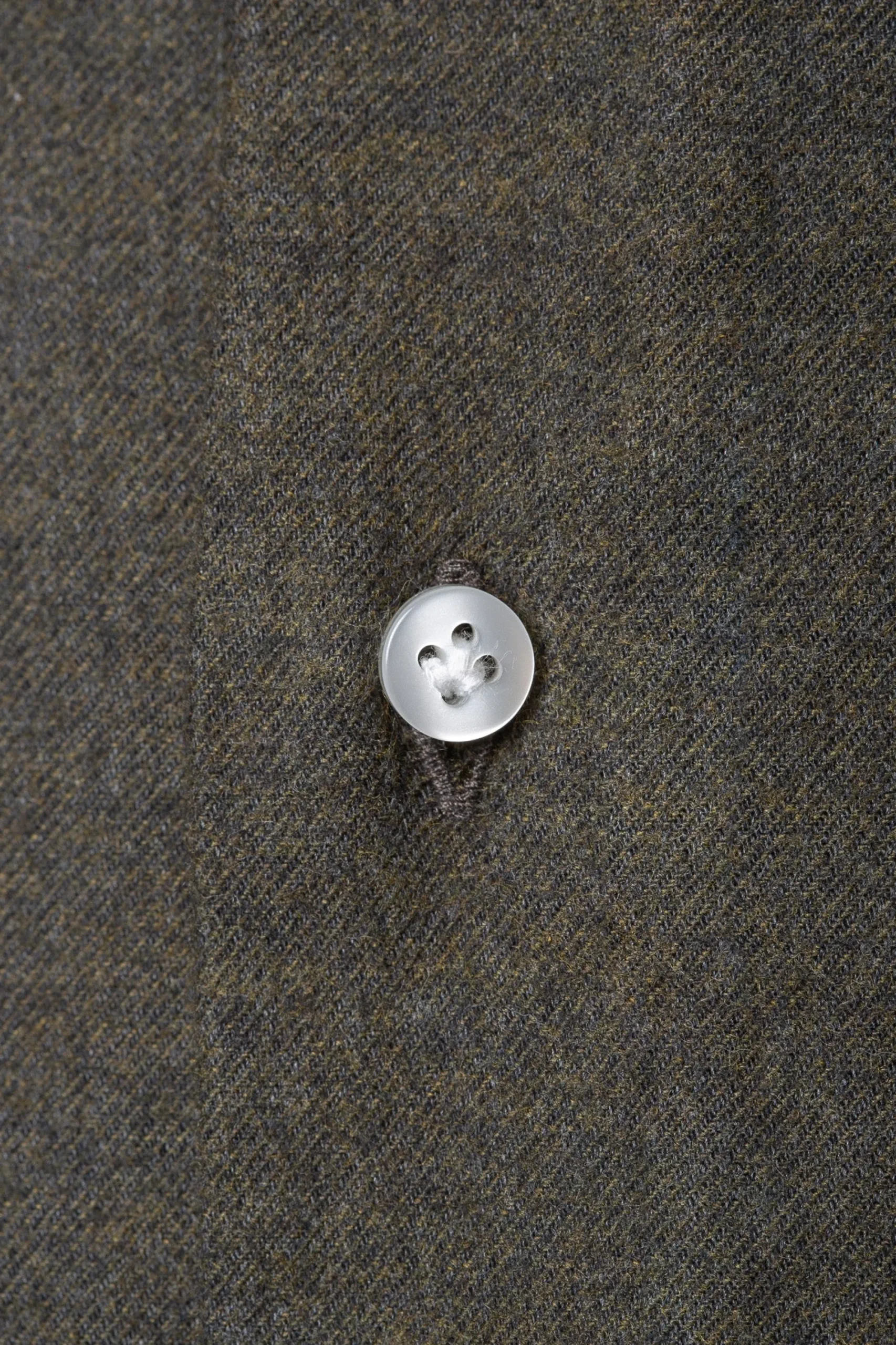 Pini Parma Green Popover Shirt - Flannel Touch - Made In Italy Store