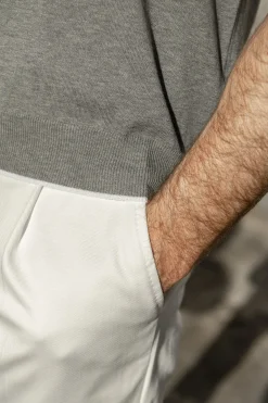 Pini Parma Grey Cotton Polo - Made In Italy Best
