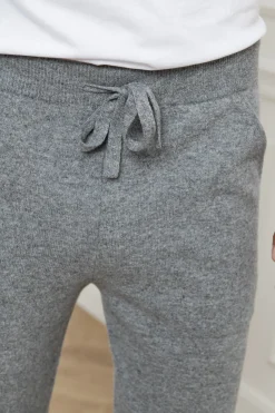 Pini Parma Grey Leisure Joggers - Made In Italy Sale