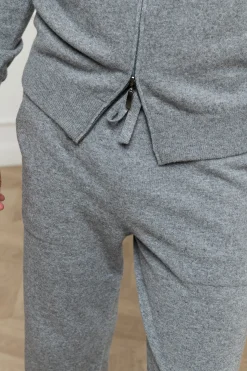 Pini Parma Grey Leisure Zip Hoodie - Made In Italy Flash Sale