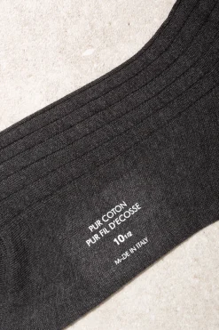 Pini Parma Grey Long Socks - Made In Italy Hot