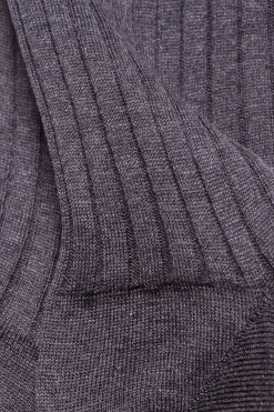 Pini Parma Grey Long Socks - Made In Italy Hot