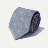 Pini Parma Light Blue Fancy Tie - Made In Italy New