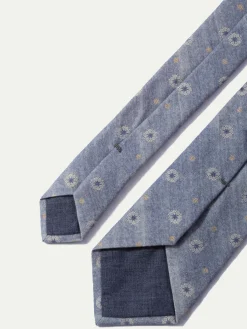 Pini Parma Light Blue Fancy Tie - Made In Italy New