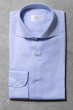 Pini Parma Light Blue Shirt - Made In Italy Store