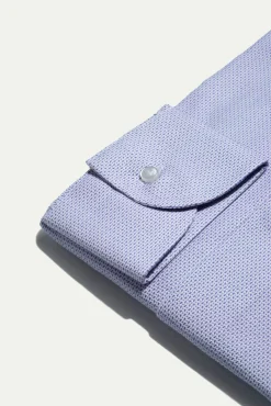 Pini Parma Light Blue Textured Shirt - Made In Italy Discount