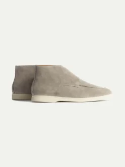Pini Parma Light Grey Polacchino - Made In Italy Flash Sale
