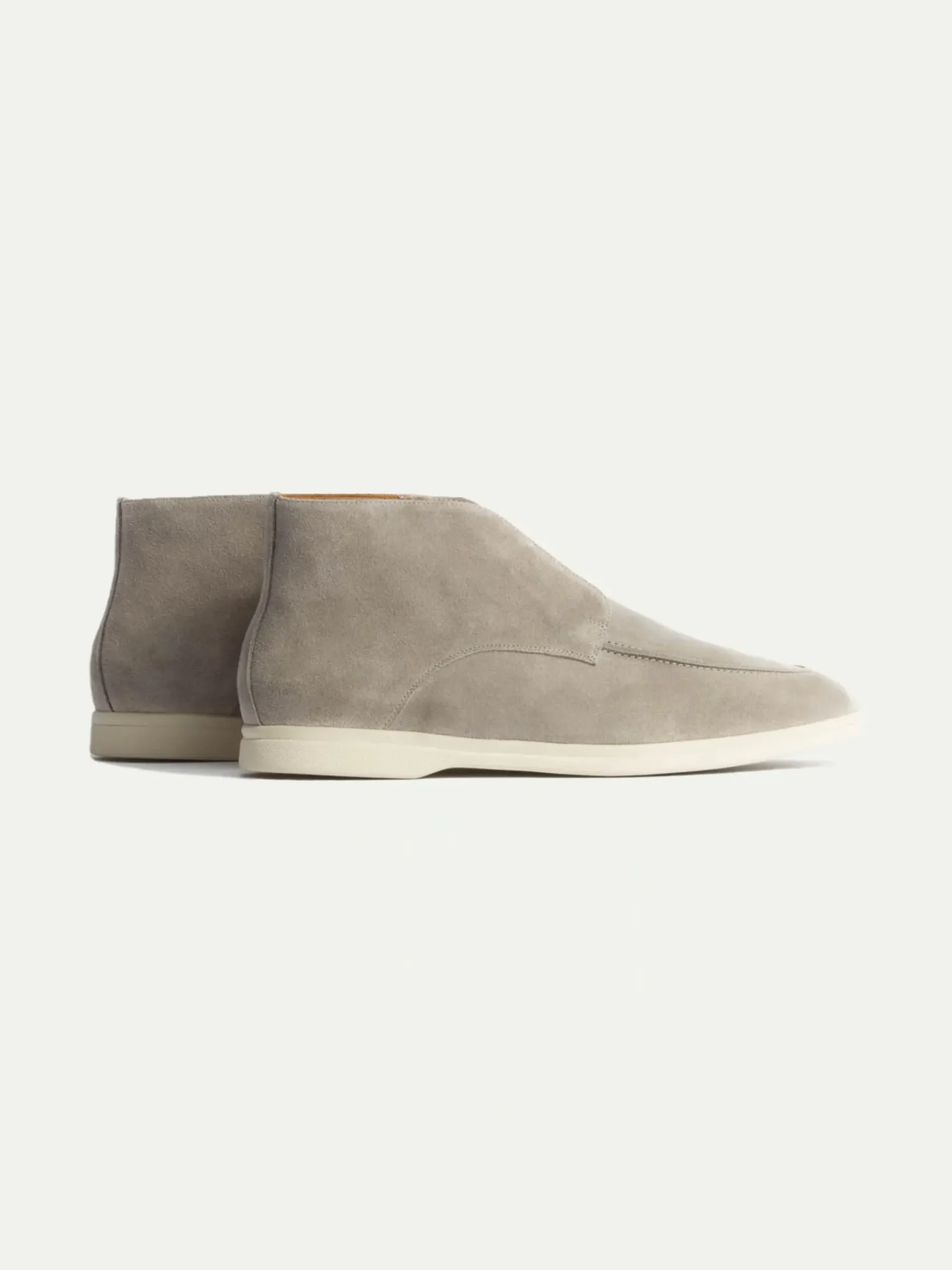 Pini Parma Light Grey Polacchino - Made In Italy Flash Sale