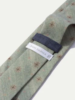 Pini Parma Mint Fancy Tie - Made In Italy New