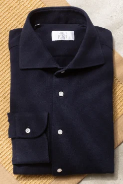 Pini Parma Navy Polo Shirt - Made In Italy Cheap