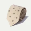 Pini Parma Off-White Fancy Tie - Made In Italy Outlet