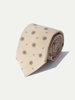 Pini Parma Off-White Fancy Tie - Made In Italy Outlet