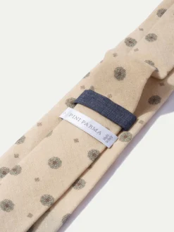 Pini Parma Off-White Fancy Tie - Made In Italy Outlet