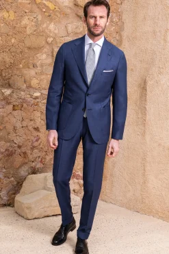 Pini Parma Royal Blue Suit - Made In Italy Flash Sale