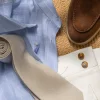 Pini Parma Sand Tie - Hand Made In Italy New